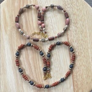Two Beaded necklace Set